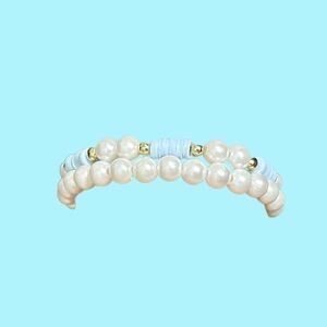 Pearl bracelet set